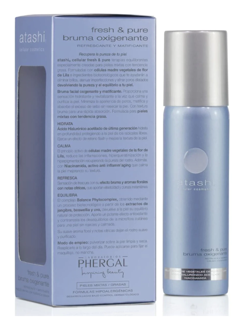 Atashi - Creme facial Atashi puro fresco