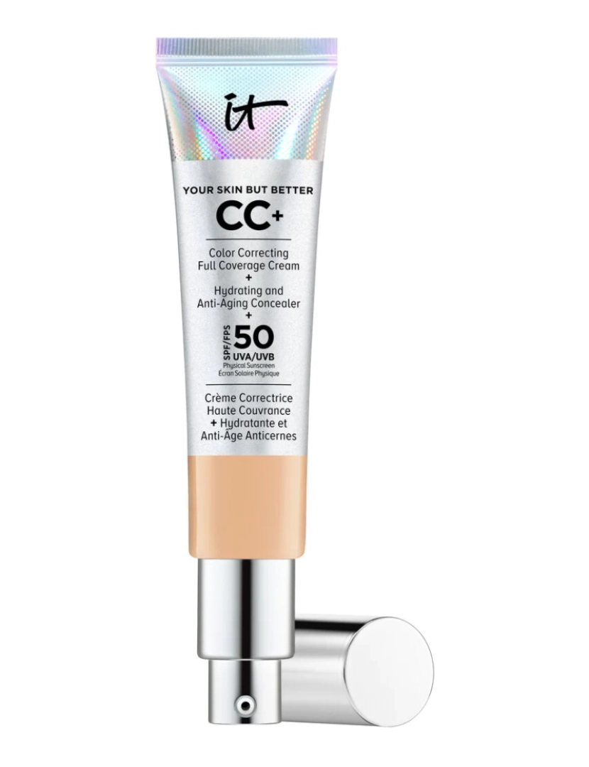 It Cosmetics - Creme Cc Cosmética sua pele, mas melhor médio Tan Spf 50+ (32 Ml)