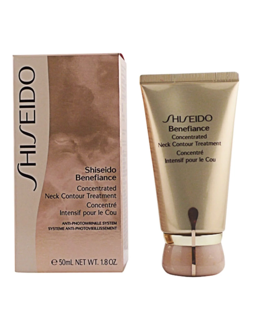 Shiseido - Creme anti-envelhecimento Shiseido concentrado pescoço Contour Tratamento