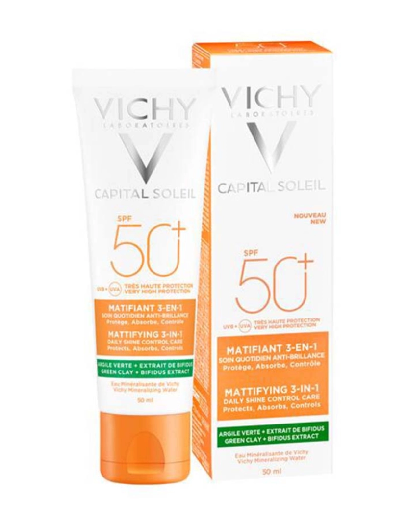 Vichy - Capital Soleil Matificante 3 em 1 Spf50+ 50 Ml