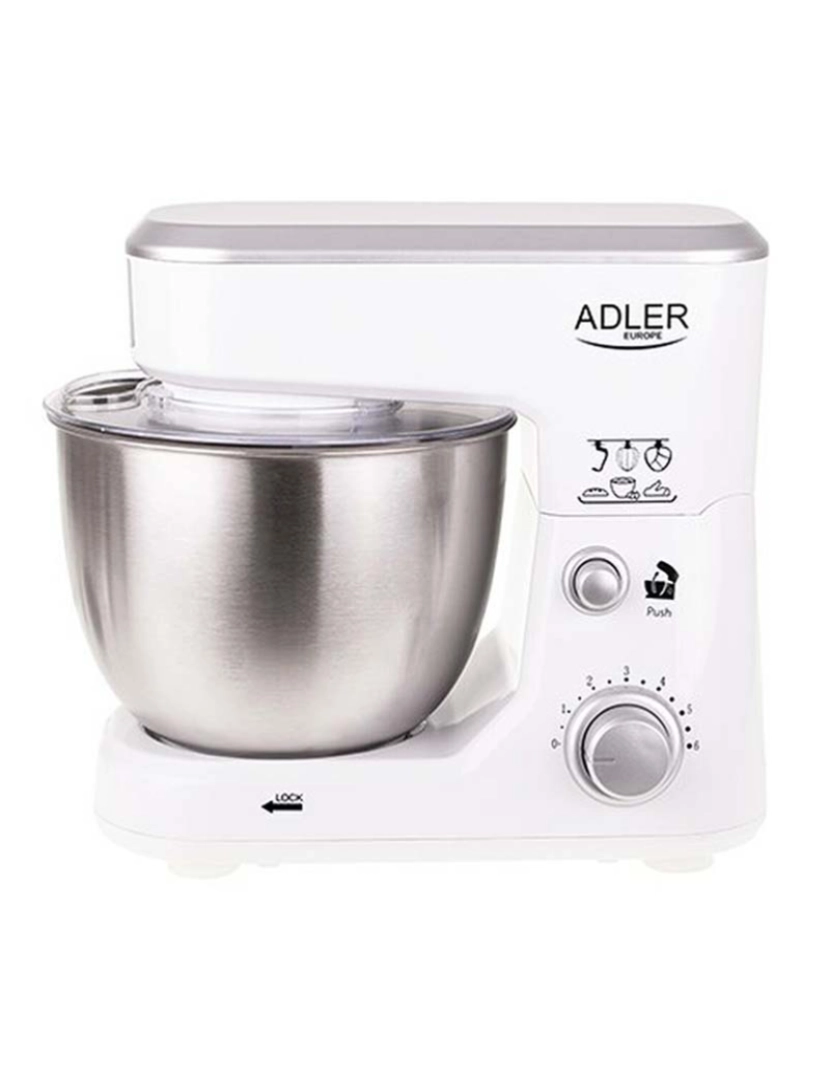 Adler - Robot de Cozinha AD 4216 Branco Preto 500 W 4 L
