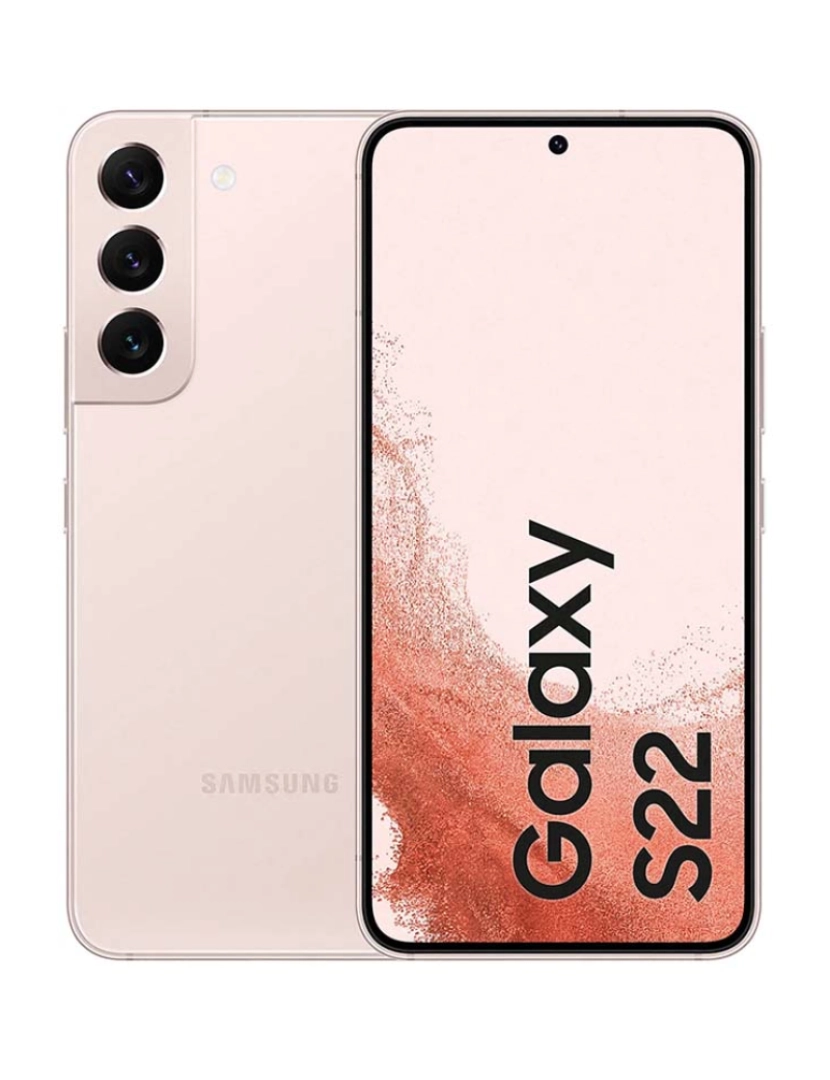 Samsung - Samsung Galaxy S22 5G 128GB S901B DS Pink Grau B