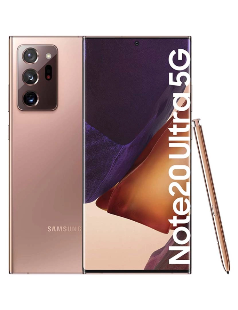 Samsung - Samsung Galaxy Note 20 Ultra 5G 256GB N986 DS Bronze Grau A+