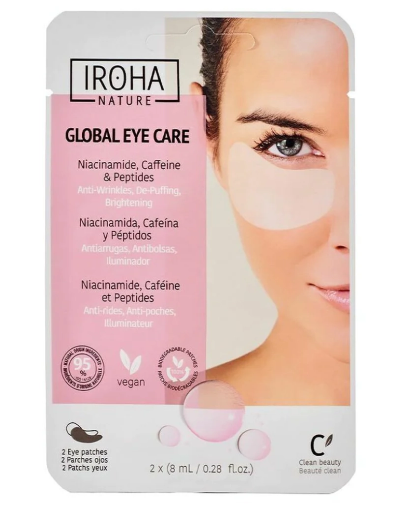 imagem de Máscara para a área ocular Iroha Global Eye Care 2 unidades1