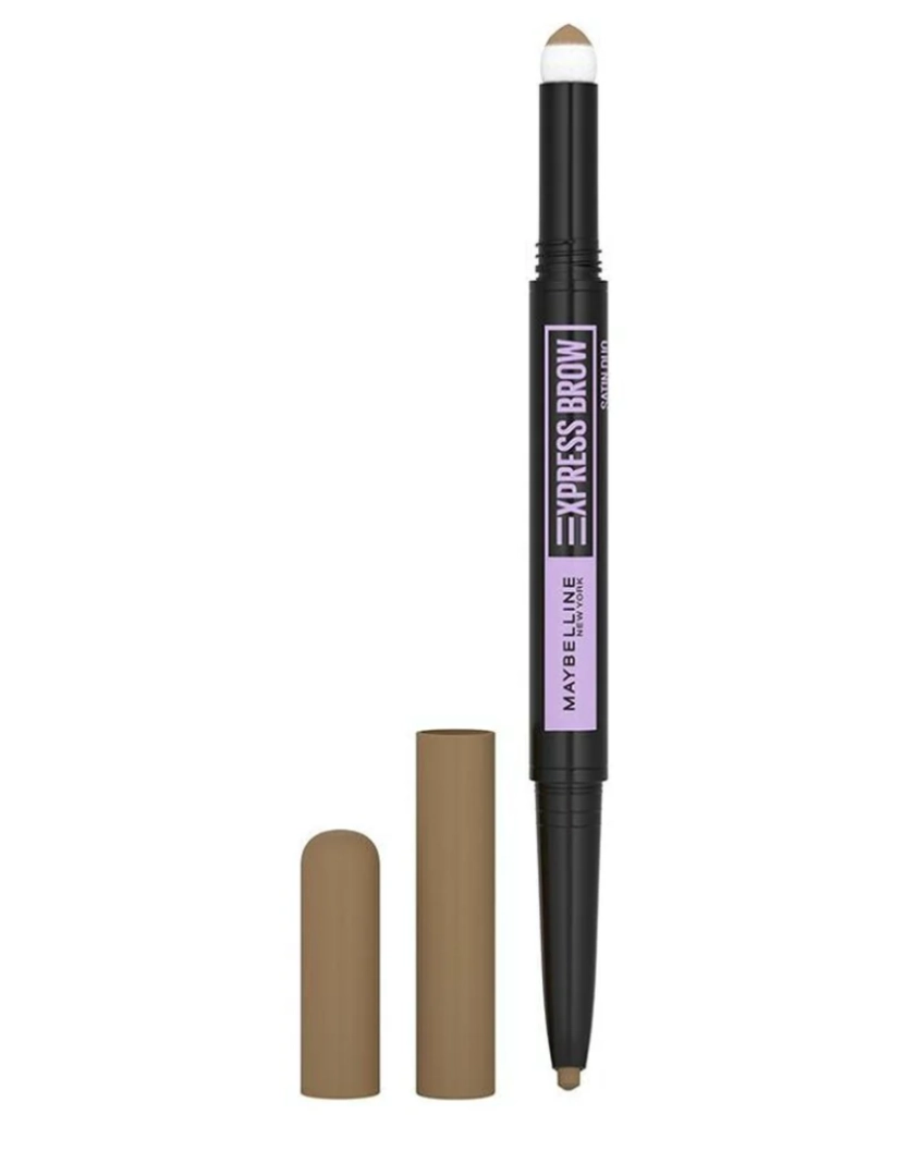 imagem de Pencil de sobrancelha Maybelline Express Brow Satin Duo 01 Flores escuras1