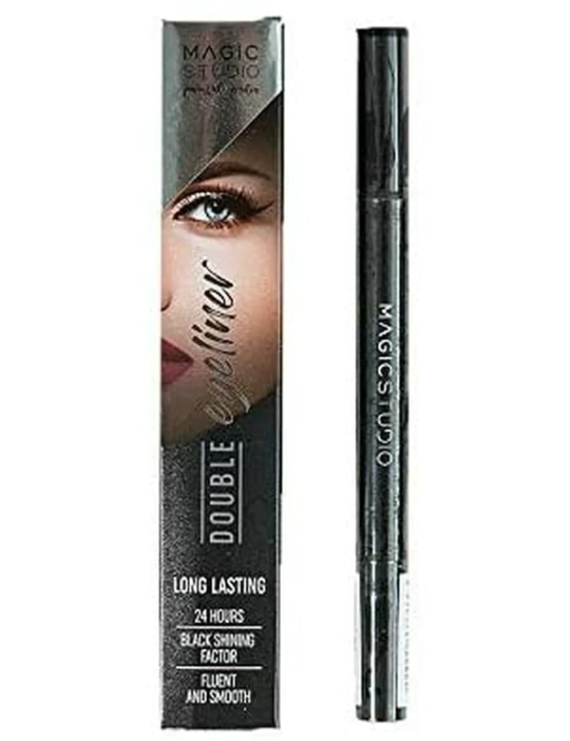 imagem de Eyeliner Magic Studio Duplo Preto1