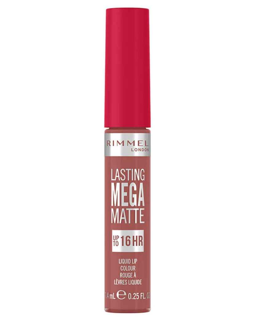 imagem de Lipstick Rimmel London Lasting Mega Matte Liquid Nâo 200 Pink Blink 7,4 Ml1