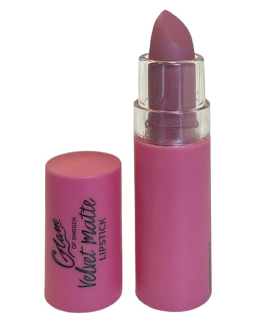 imagem de Batom Glam da Suécia Velvet Matte Rosa escuro 4 G1