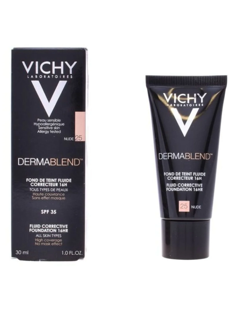 imagem de Fundação Fluido Maquiagem Vichy C-Vi-109-02 Spf 35 Nâo 25 30 Ml1