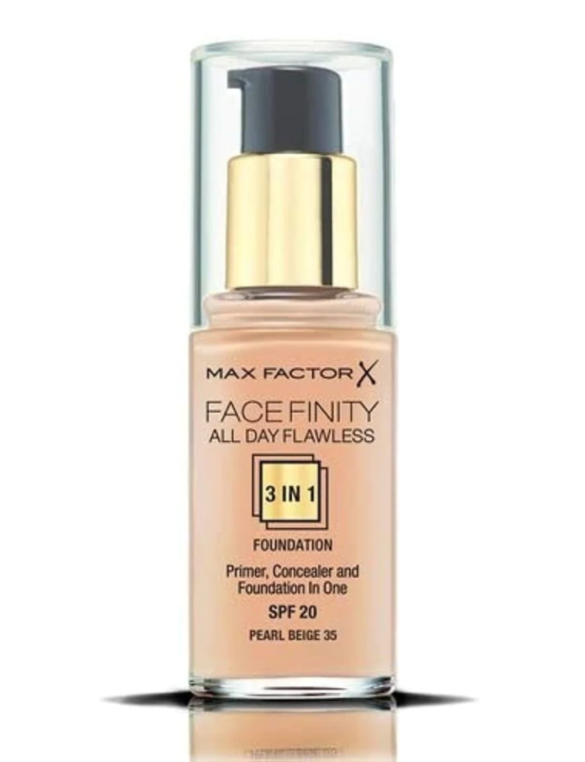 imagem de Crème Make-Up Base Max Factor Facefinity 3-In-1 Spf 20 Nâo 35-Pearl Bege 30 Ml1