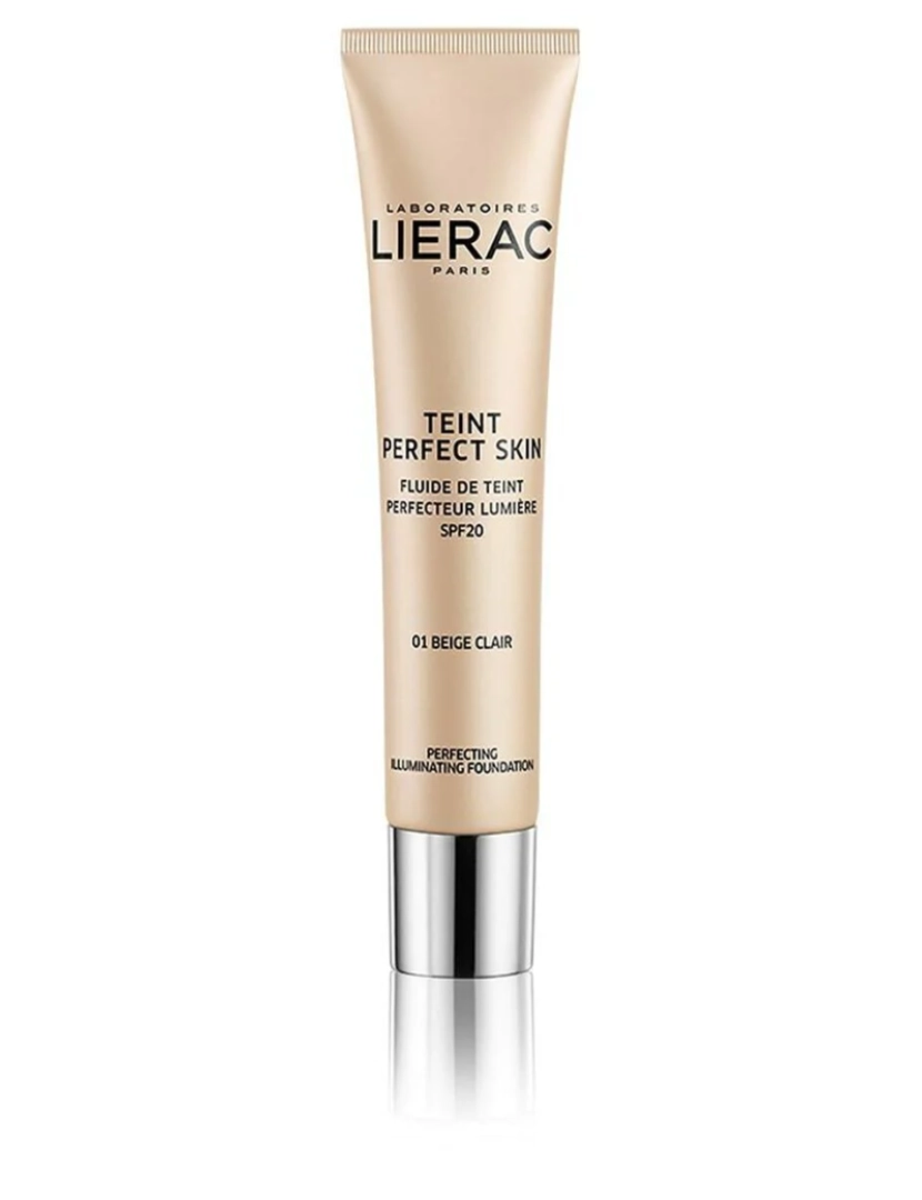 imagem de Iluminando Loção de Tanning Lierac Teint pele perfeita Nâo 01-Beige Clair 30 Ml Spf 201