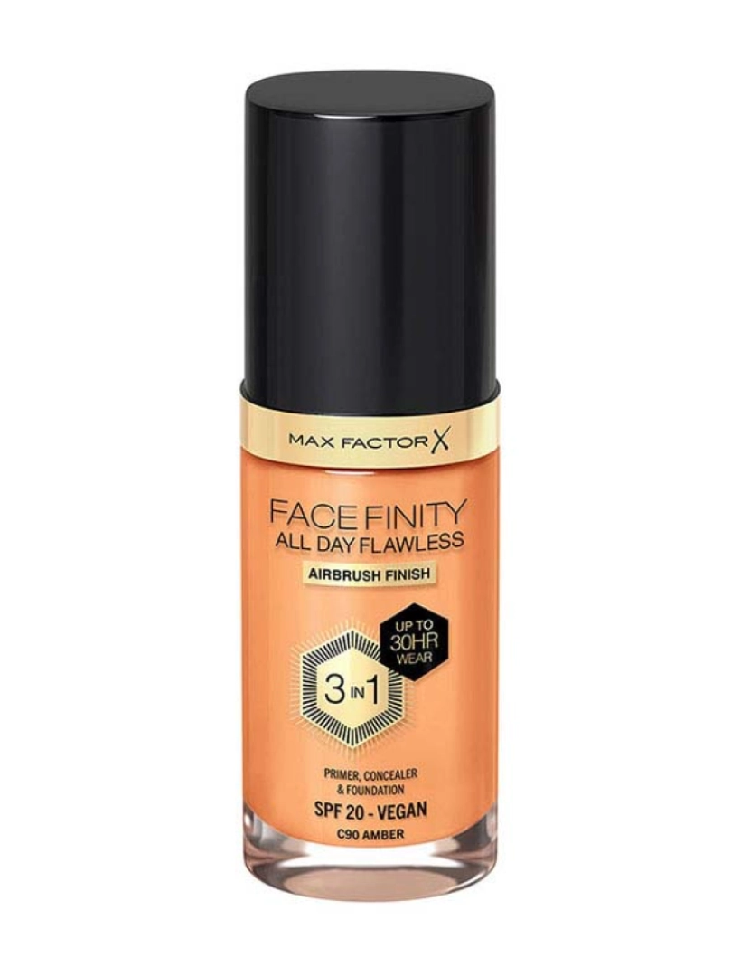 Max Factor - Facefinity All Day Flawless 3 In 1 Foundation #90-Amber 30 Ml