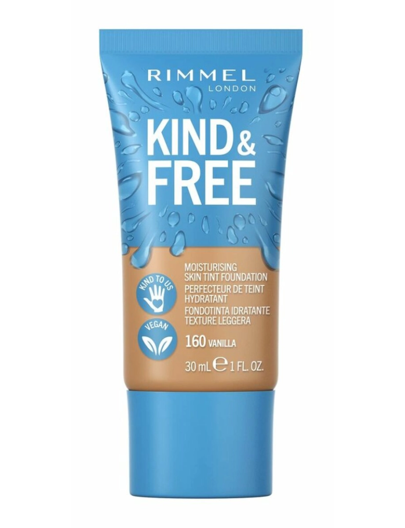 Rimmel London - Crème Make-Up Base Rimmel London Kind & Free 160-Vanilla (30 Ml)