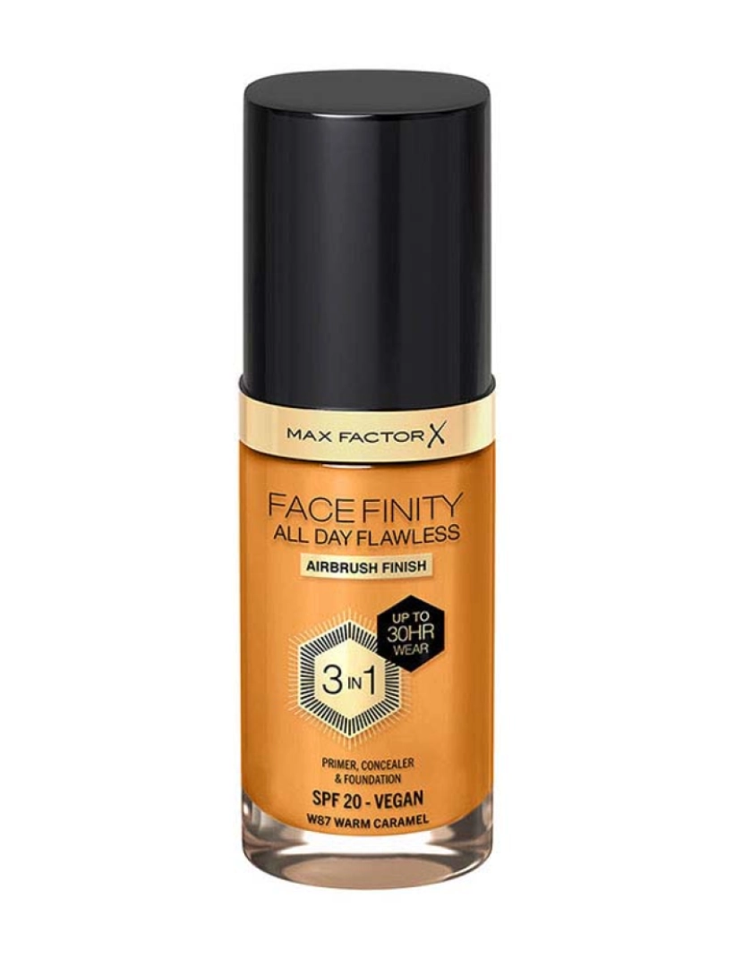 Max Factor - Facefinity All Day Flawless 3 In 1 Foundation #87-Warm Caramel 30 Ml
