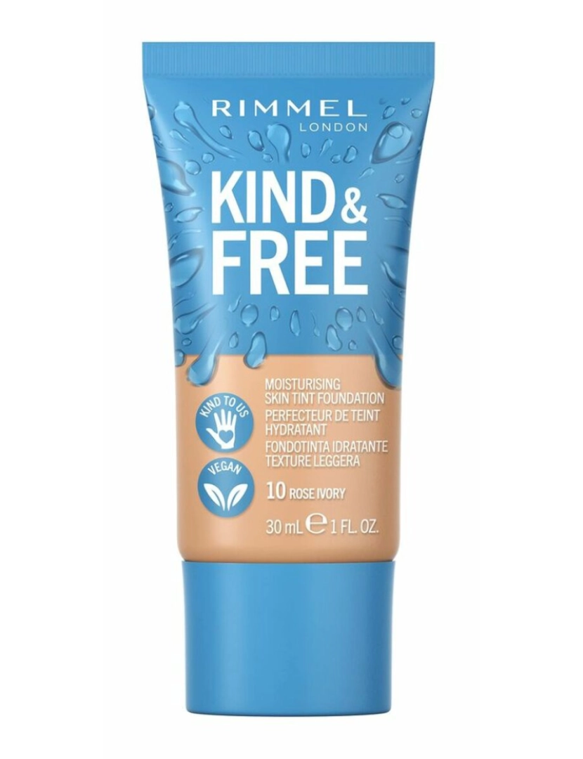 Rimmel London - Crème Make-Up Base Rimmel London Kind & Free 10-Rose Ivory (30 Ml)