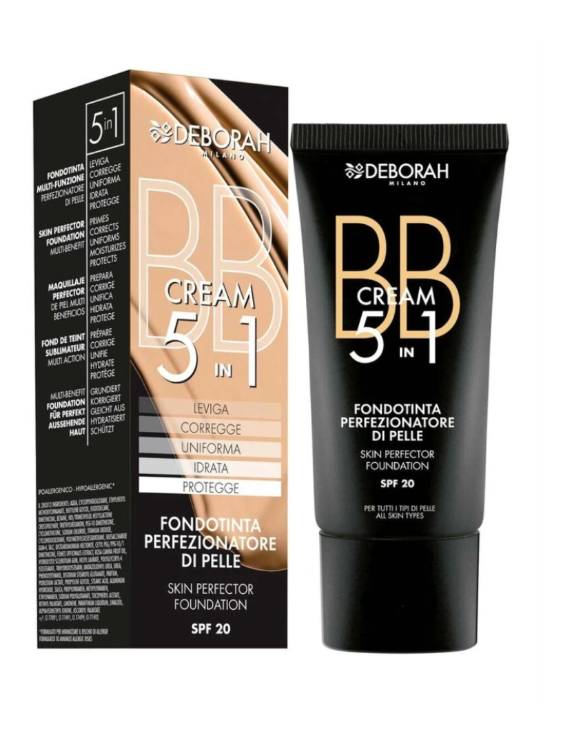 imagem de Crème Make-Up Base Bb Creme Deborah 5-In-1 Nâo 51