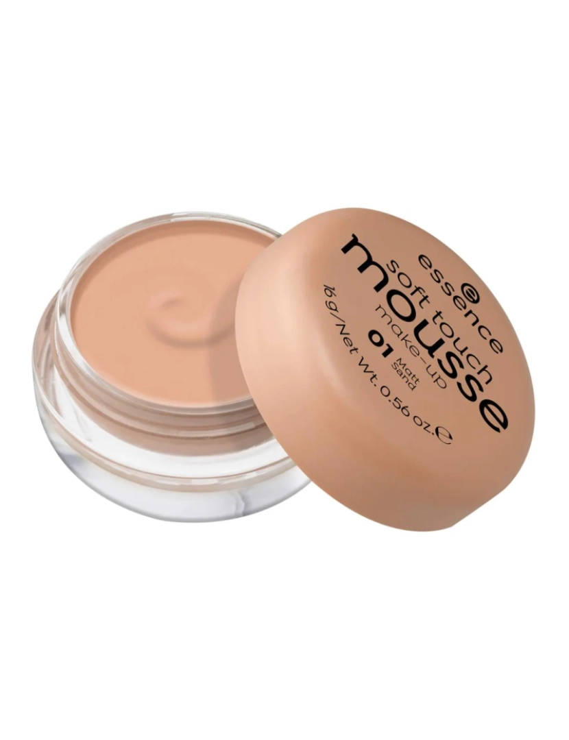 imagem de Mousse Make-Up Foundation Essence Soft Touch 01-Matt Sand 16 G1