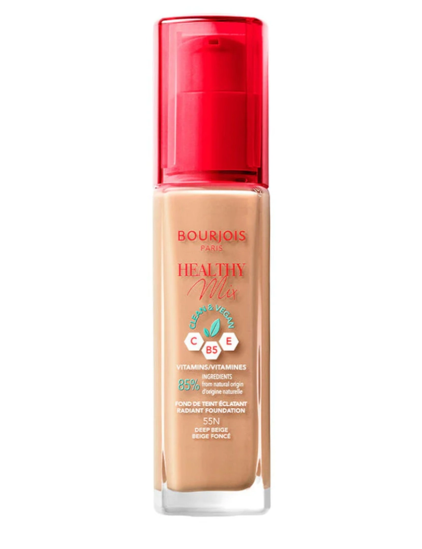 imagem de Liquid Make Up Base Bourjois Mistura Saudável Nâo 55 30 Ml1