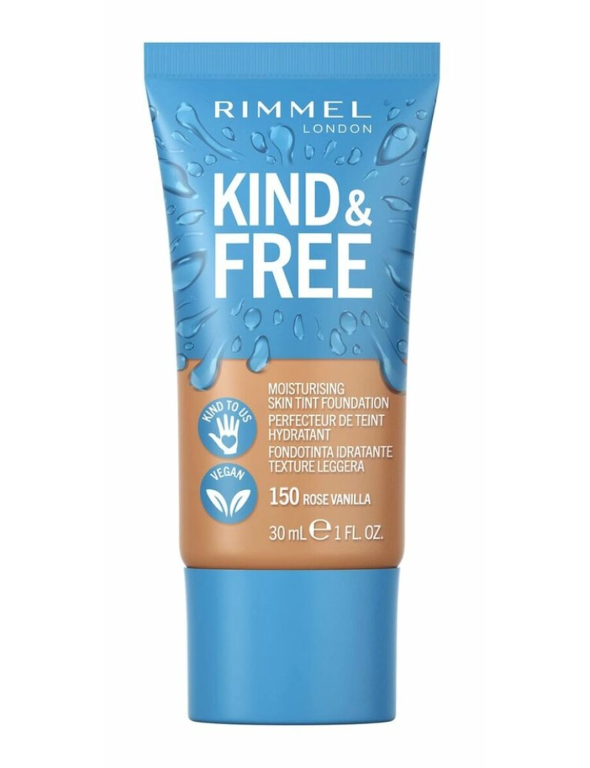 Rimmel London - Crème Make-Up Base Rimmel London Kind & Free 150-Rose Vanilla (30 Ml)