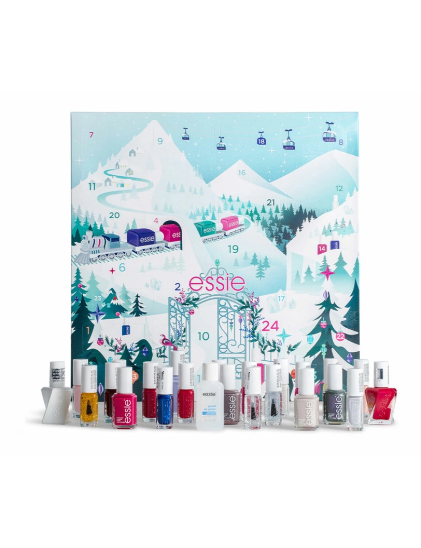 imagem de Maquiagem Set Essie 2022 Advent Calendar 24 Pieces1