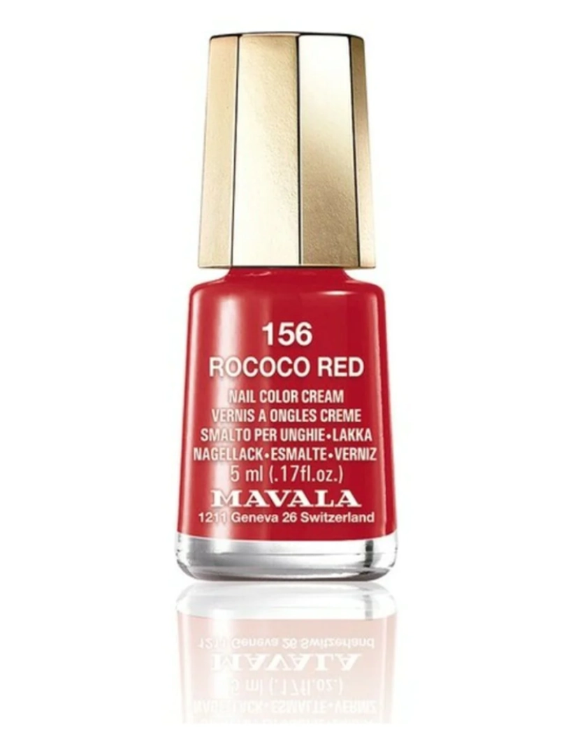 imagem de Nail polonês Nail cor creme Mavala 156-Rococo vermelho (5 Ml)1