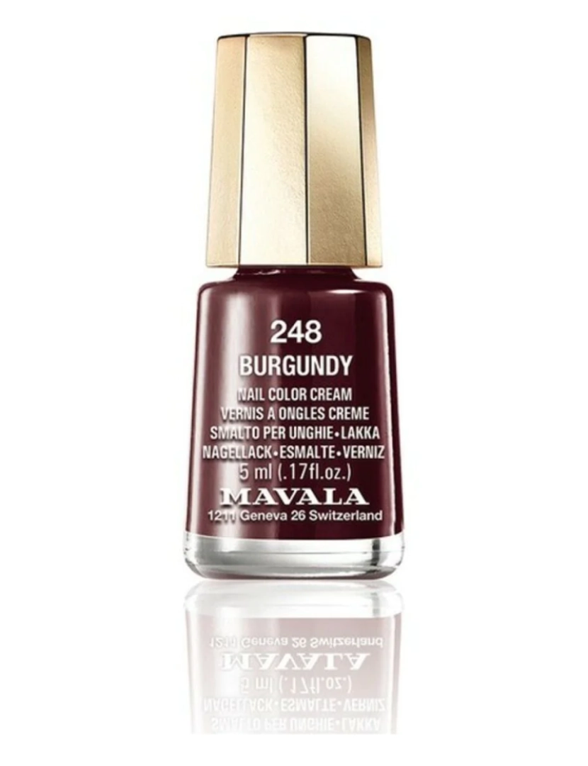 imagem de Nail polonês Nail cor creme Mavala 248-Burgundy (5 Ml)1