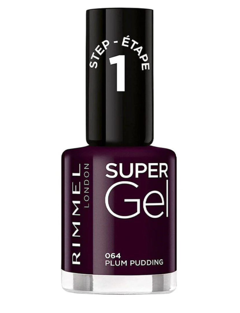 imagem de Nail polonês Rimmel London Super Gel Plum Pudding Nâo 064 (12 Ml)1