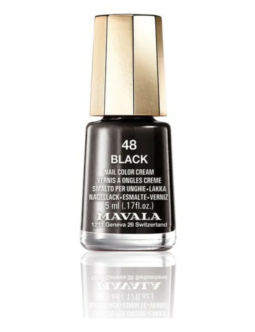 imagem de Nail polonês Nail cor creme Mavala 48-preto (5 Ml)1