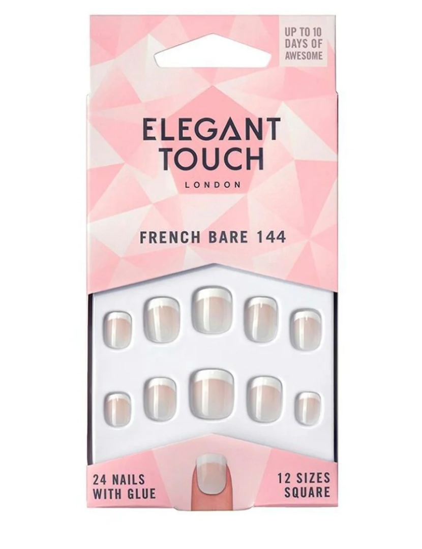 imagem de False Nails Elegante Toque Francês Xs 24 Pieces (24 Uds)1