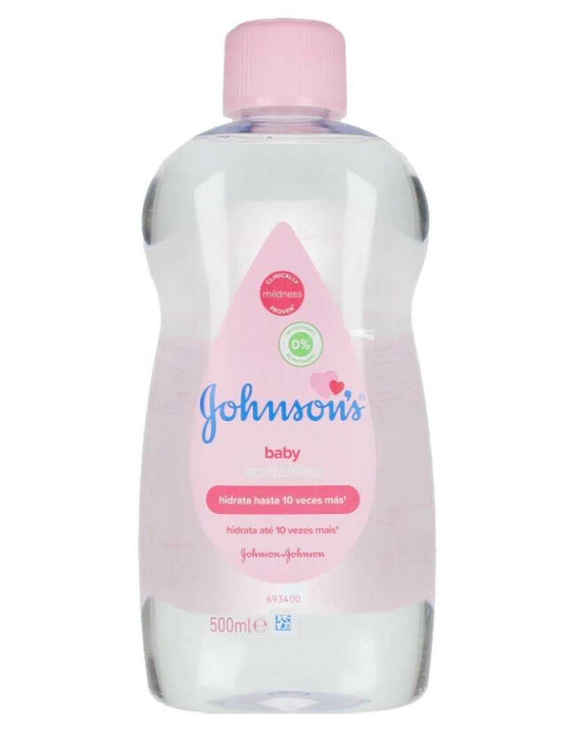 imagem de Óleo hidratante do corpo para bebês bebê Johnson bebê 500 Ml1