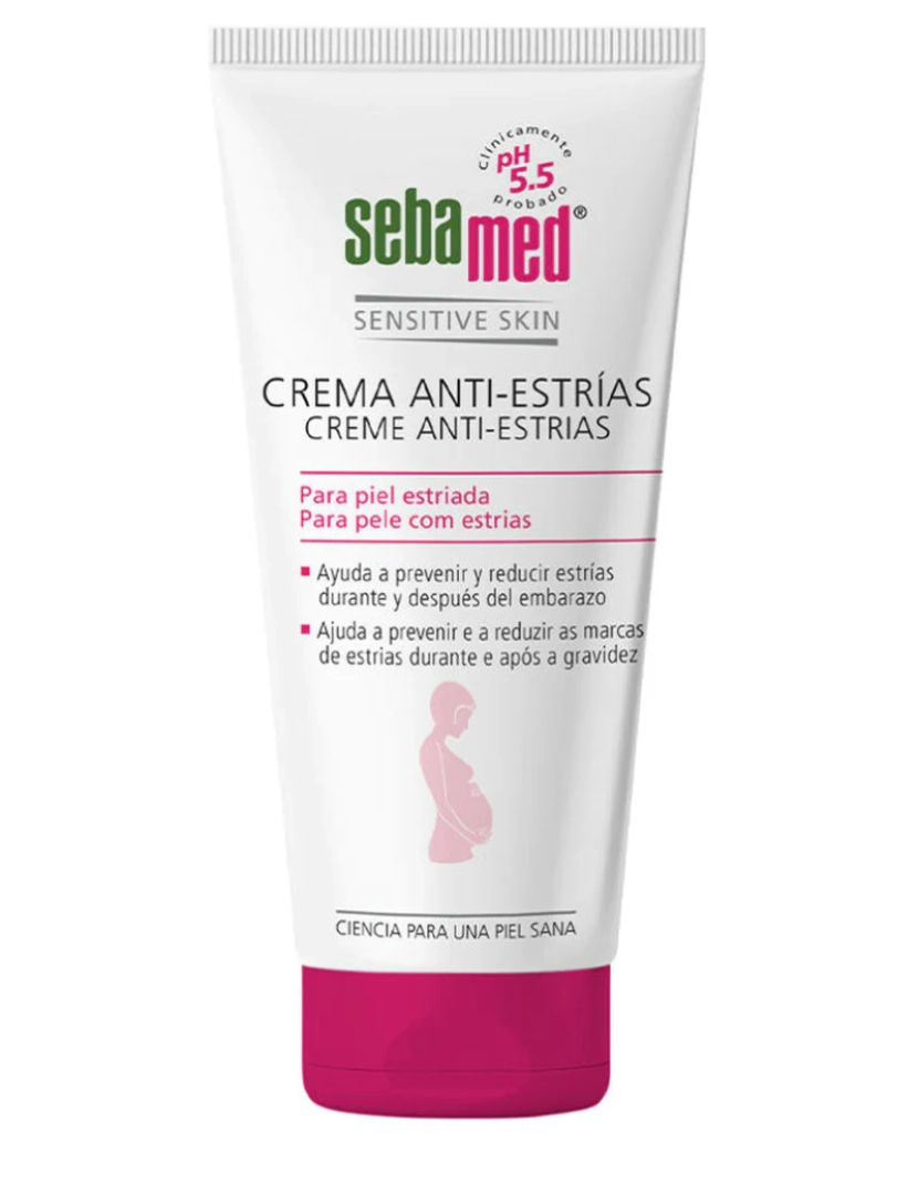 imagem de Anti-Stretch Mark Creme Sebamed Piel Sensível 200 Ml1