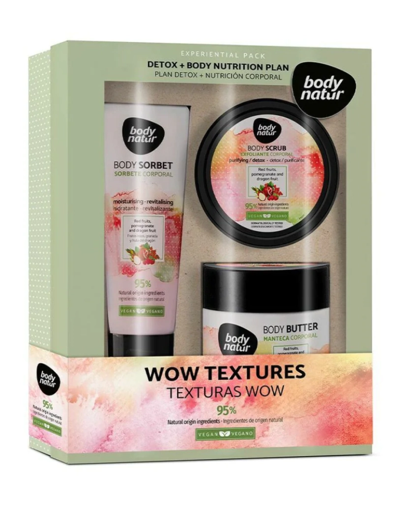 imagem de Body Cream Body Natur Wow Textures (3 Pcs)1