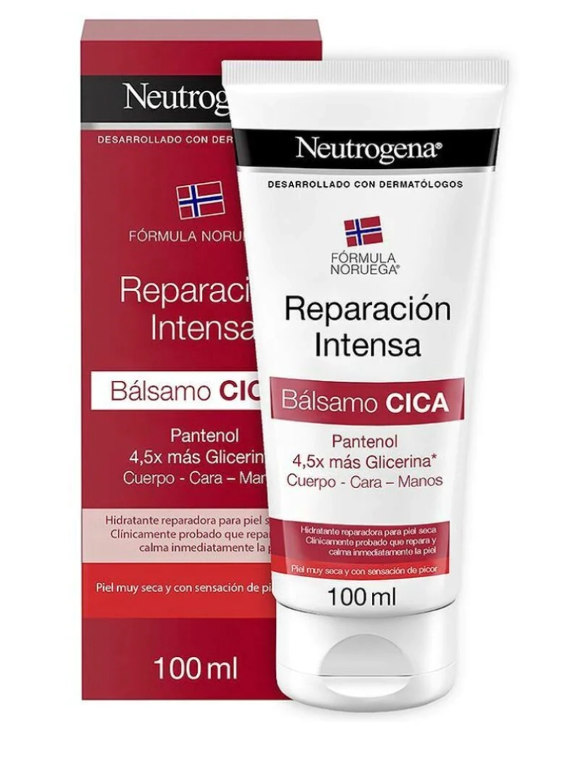 imagem de Corpo hidratante Balm Neutrogena Cica Tratamento Intenso Restaurativo (100 Ml)1