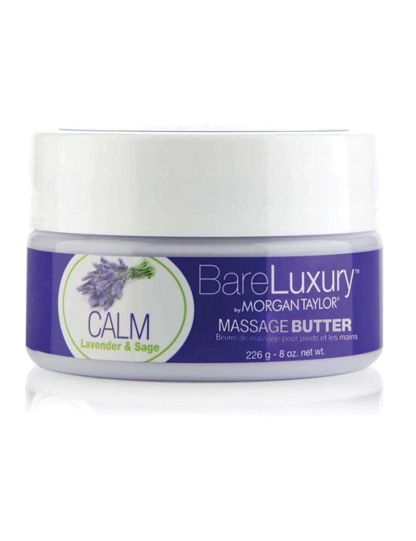 imagem de Massa calmante Morgan Taylor Bare Luxo Lavendar Massagem (240 Ml)1