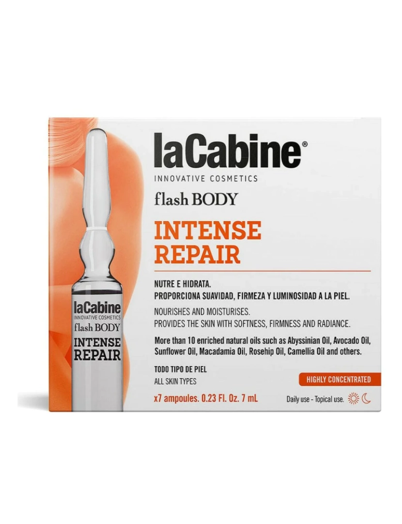 imagem de Ampolas Flash Corpo Lacabine Repair Complex (7 X 7 Ml)1