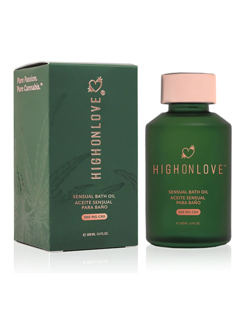 imagem de Óleo de banho Highonlove Cbd Sensual 100 Ml1