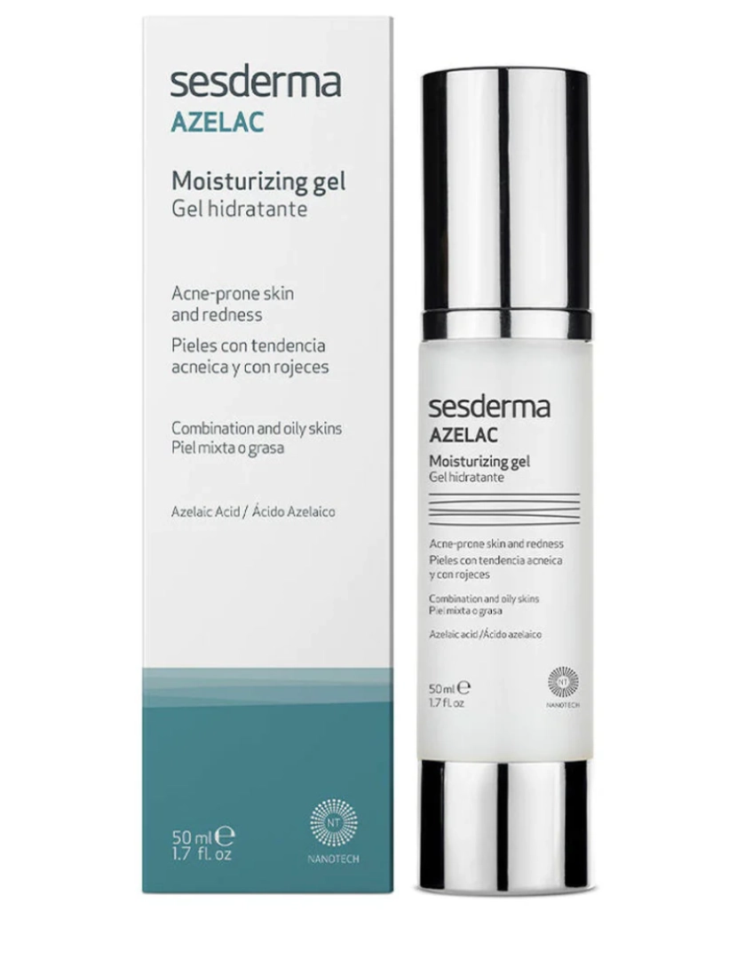 imagem de Hidratante Gel Sesderma Azelac Pele com uma Tendência para Acne (50 Ml)1