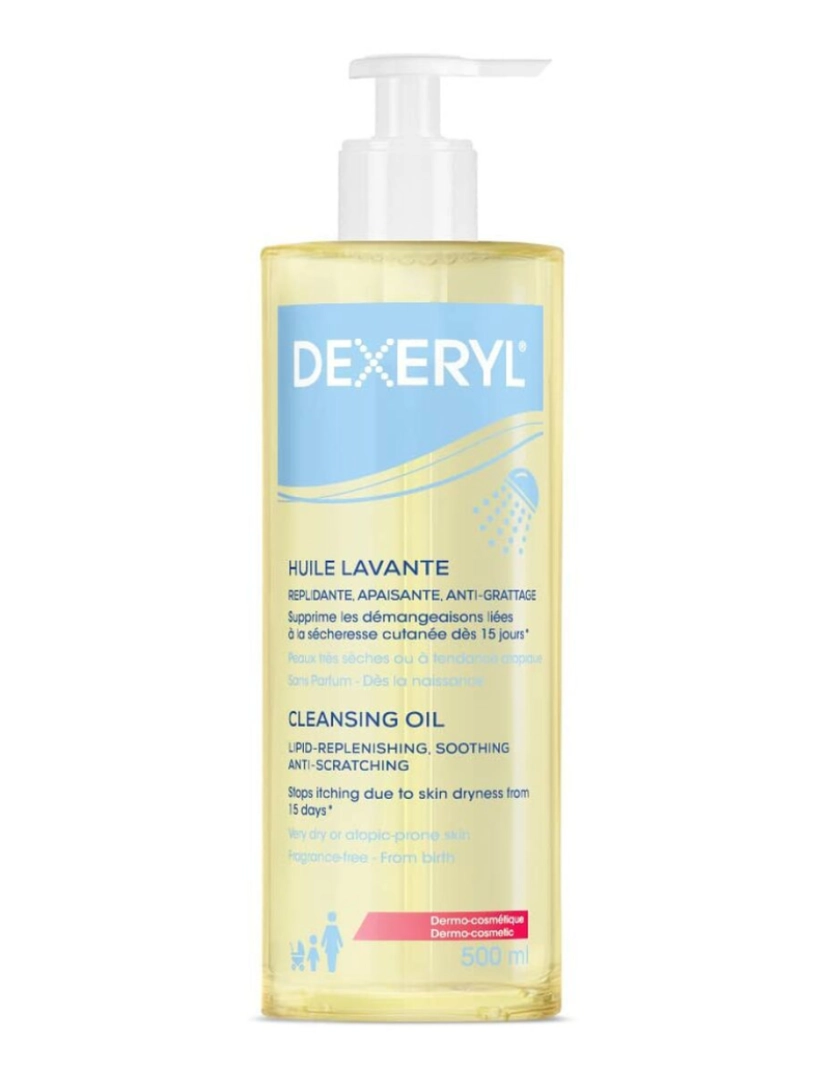 Dexeryl - Limpador seco da pele do dexeryl do óleo do corpo (500 Ml)