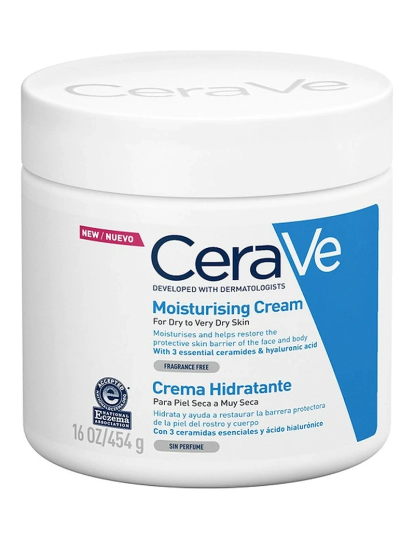 imagem de Ultra hidratação Creme Cerave Pele muito seca (454 G)1