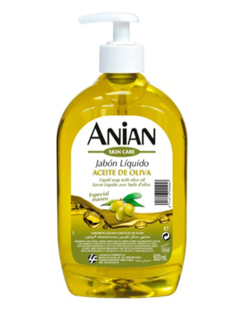 imagem de Dispensador de sabão de mão Anian Olive Oil 500 Ml1