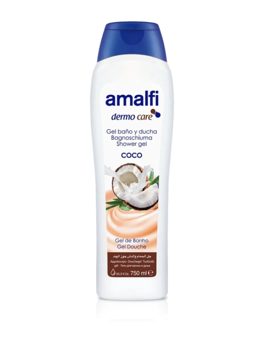 imagem de Chuveiro Gel Dermo Cuidado Amalfi Coconut (750 Ml)1