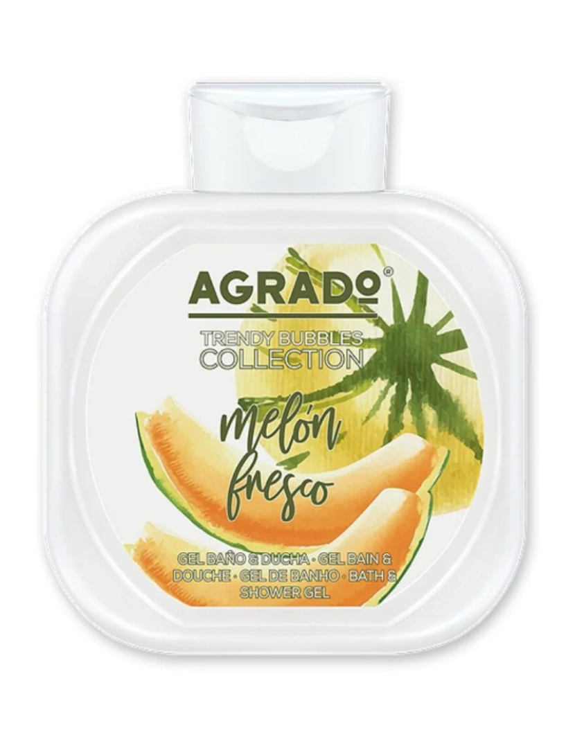 imagem de Chuveiro Gel Trendy Bubbles Coleção Agrado Melon (750 Ml)1