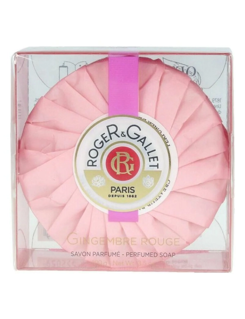 imagem de Scented Soap Gingembre Rouge Roger & Gallet (100 G)1