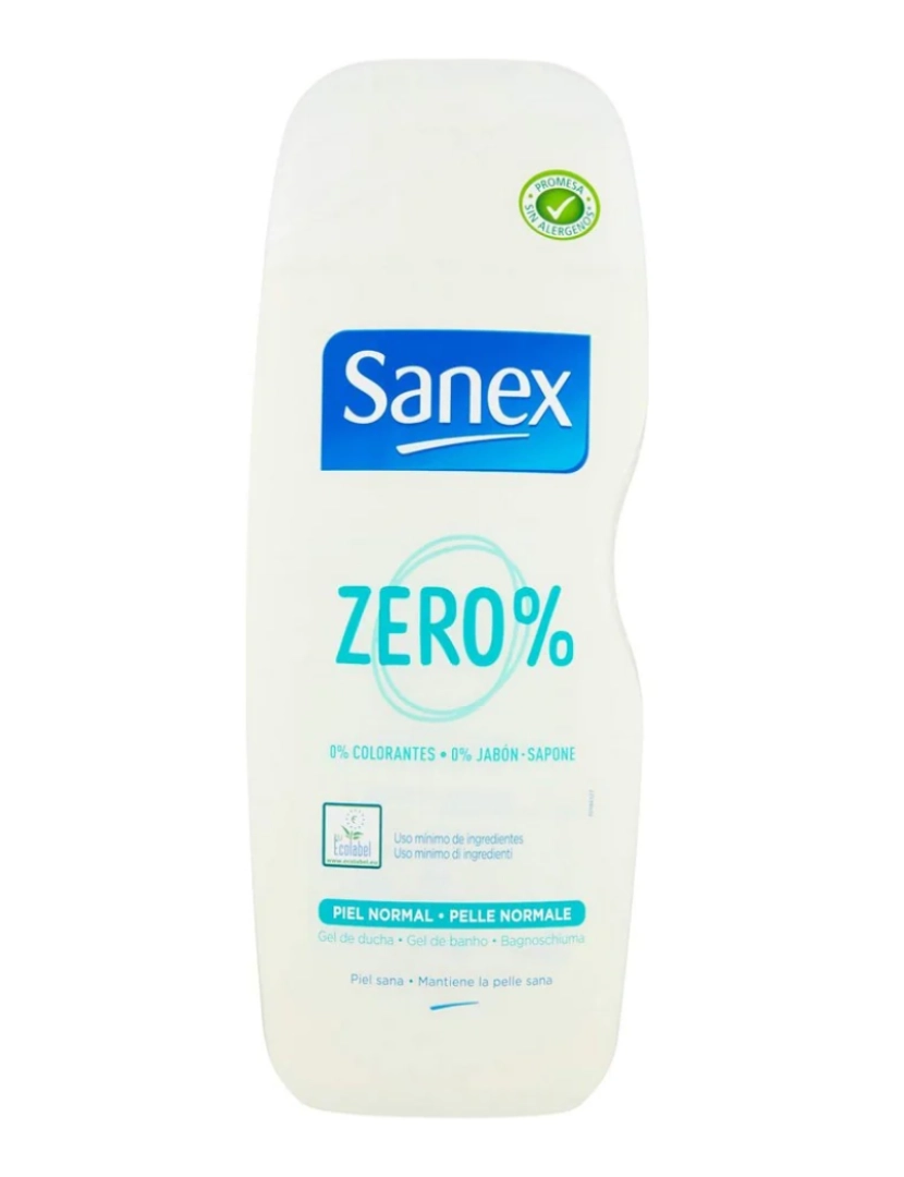 imagem de Gel de chuveiro Zero% Sanex 8718951205109 (600 Ml)1