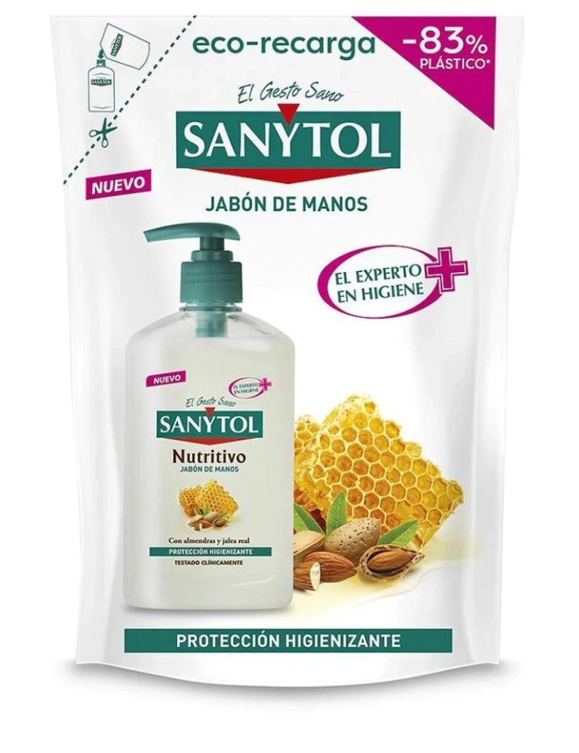 imagem de Mão Soap Sanytol Sanytol Reambio substituição Sanitizing 200 Ml1