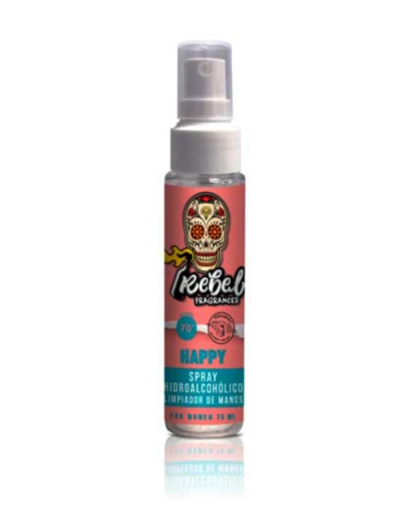 imagem de Esterilizando a mão Loção Rebel Happy Spray (75 Ml)1