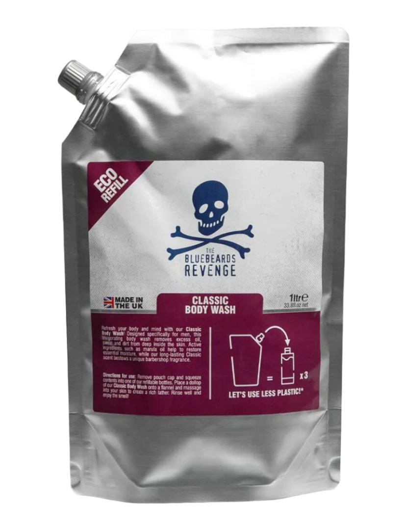 imagem de Gel de chuveiro O Bluebeards Revenge clássico recarregável (1000 Ml)1