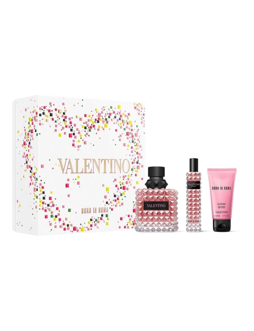 imagem de Conjunto de perfume feminino Valentino Nascido em Roma 3 Pieces1