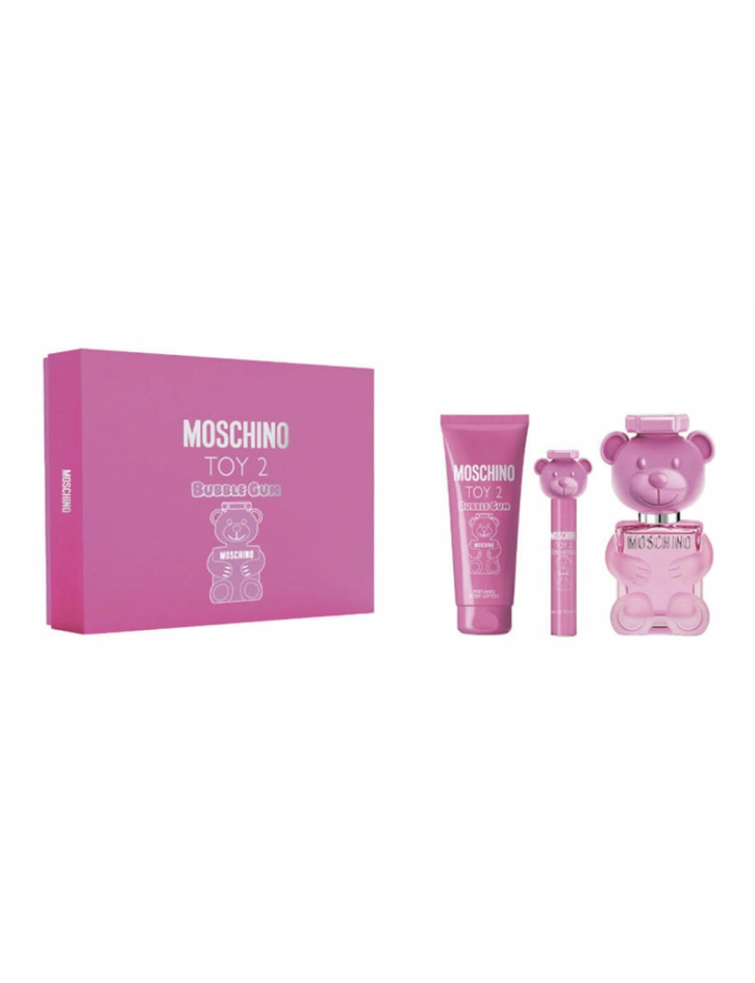 imagem de Conjunto de perfume feminino Moschino brinquedo 2 bolha Gum 3 peças1