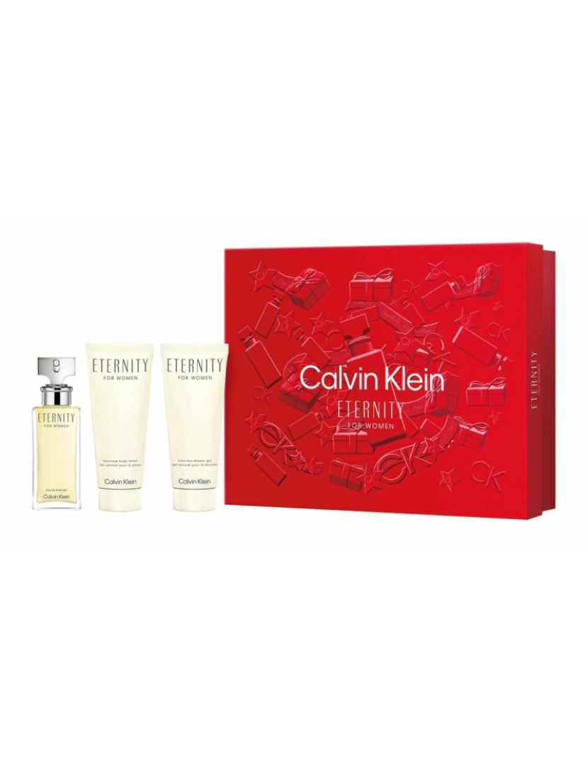 Calvin Klein - Conjunto de perfume feminino Calvin Klein Eternidade 3 peças